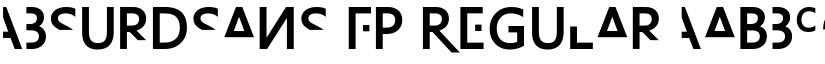 Absurdsans FP Regular font