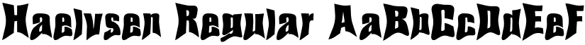 Haelvsen Regular font