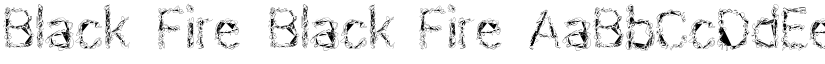 Black Fire Black_Fire font