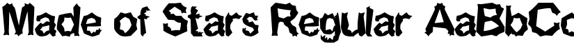 Made of Stars Regular font