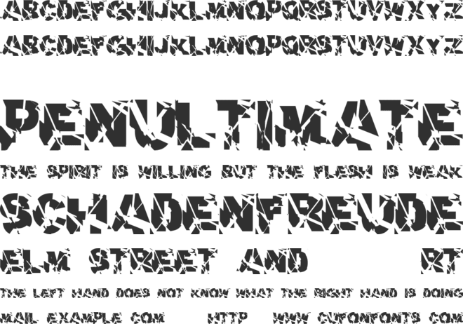 aerial font preview