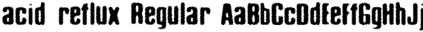acid_reflux Regular font