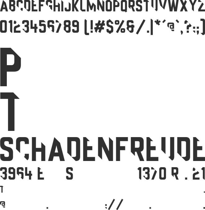 Universal Ignorance font preview
