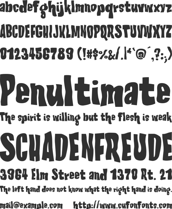 AD Nautilus font preview