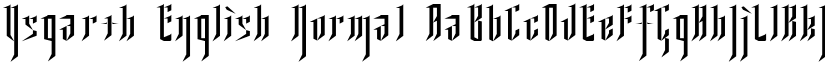 Ysgarth English font download