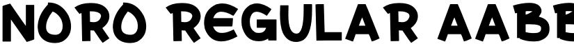 NORO Regular font