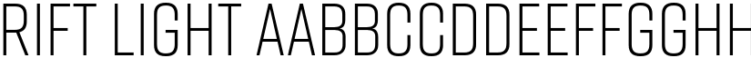 Rift Light font