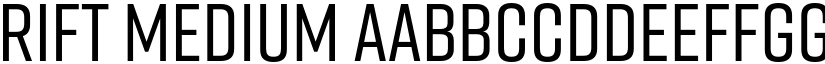 Rift Medium font