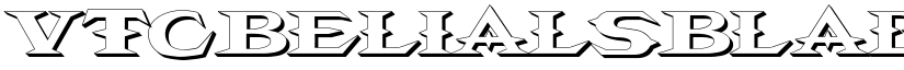 VTCBelialsBlade3d font