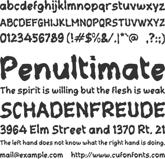 c Codetan font preview