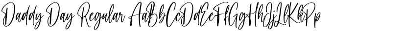 Daddy Day Regular font