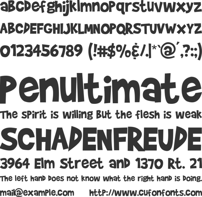 Brady Bunch remastered font preview