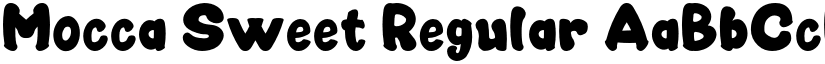 Mocca Sweet Regular font