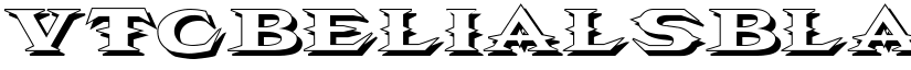 VTCBelialsBladeShadow font