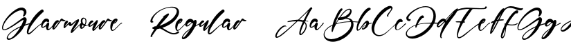Glarmoure Regular font
