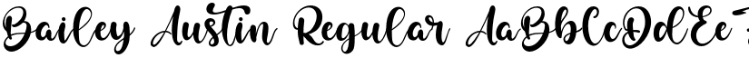 Bailey Austin Regular font