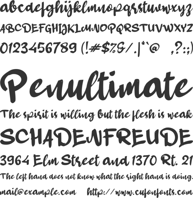 c Cermati font preview