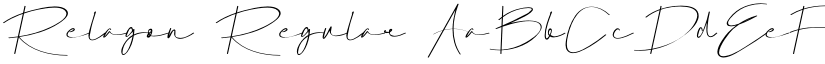 Relagon Regular font