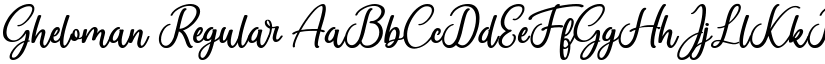 Gheloman Regular font