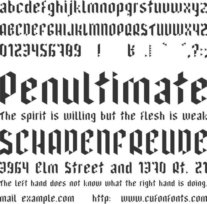 I have been waiting for you font preview