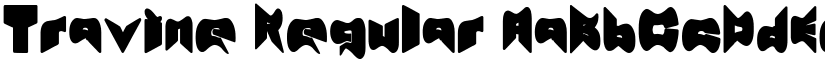 Travine Regular font