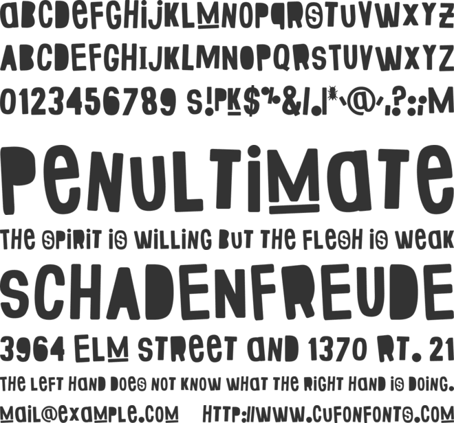 Fake Smiths font preview