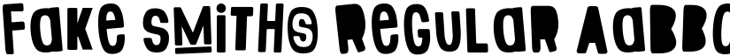 Fake Smiths Regular font