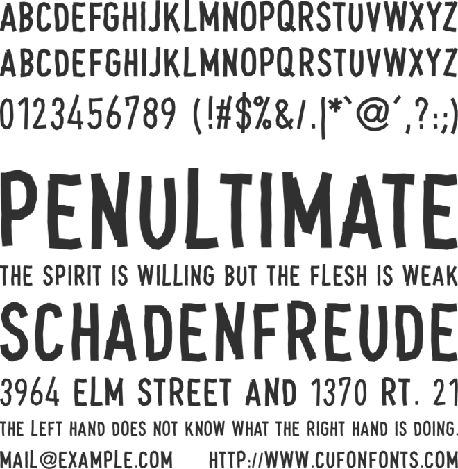 Din Tape font preview