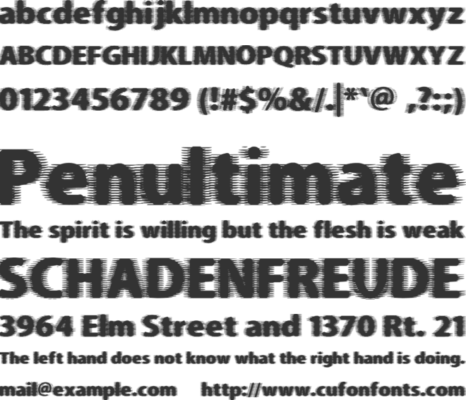 Beer Goggles font preview