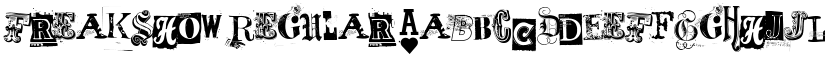 Freakshow Regular font
