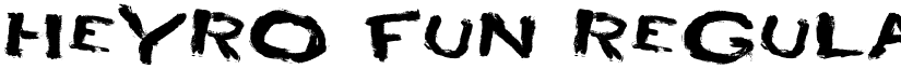 HEYRO fun Regular font