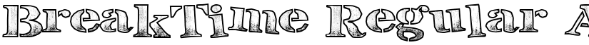 BreakTime Regular font