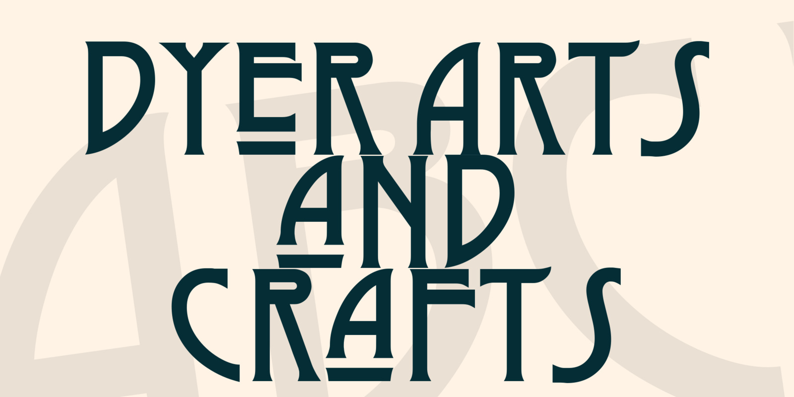 Dyer Arts And Crafts Font : Download Free For Desktop & Webfont