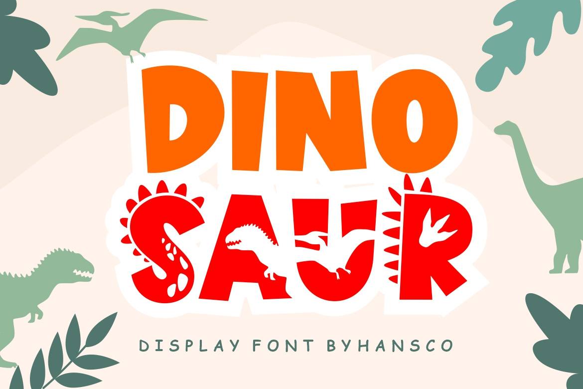 Dinosaur Font Family : Download Free For Desktop & Webfont
