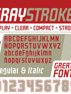 GRAYSTROKE Font Family