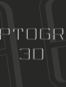 Cleptograph 3D Font