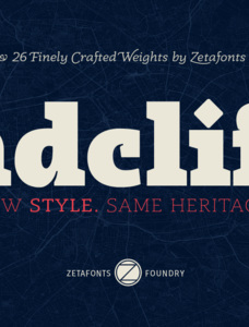 Radcliffe Display Font Family