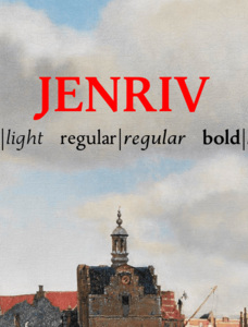 Jenriv Titling Font Family