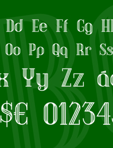 Debonair Inline NF Font