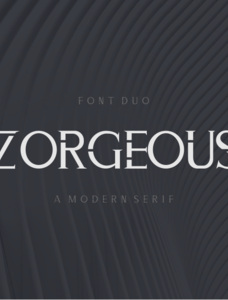 ZORGEOUS Font Family