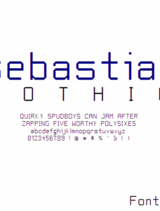 Sebastian Gothic NBP Font Family