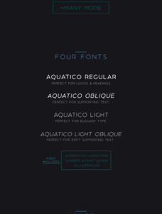 Aquatico Font