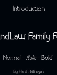 BrandLaw Font Family