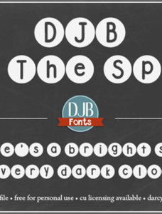 DJB On the Spot Font