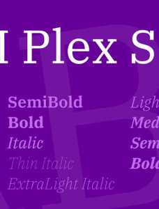 IBM Plex Serif Font Family