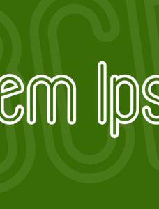 Lorem Ipsum Font
