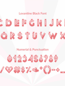 Lovantine Black Font Family