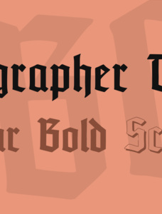 TypographerTextur Font Family