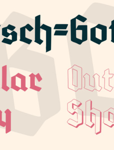 Deutsch-Gotisch Heavy Font Family