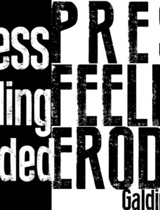 Press Feeling Eroded Font
